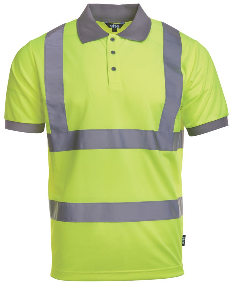 Polo haute visibilité Site HVIS54 jaune taille XXL