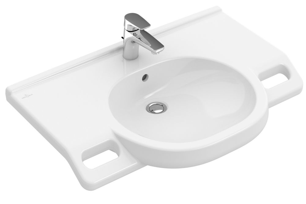 Vasque 1 perçage pour robinetterie Villeroy & Boch ViCare 810mm