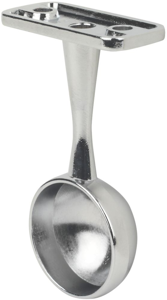Lot de 2 naissances de tringle Smith & Locke en chrome poli 25mm