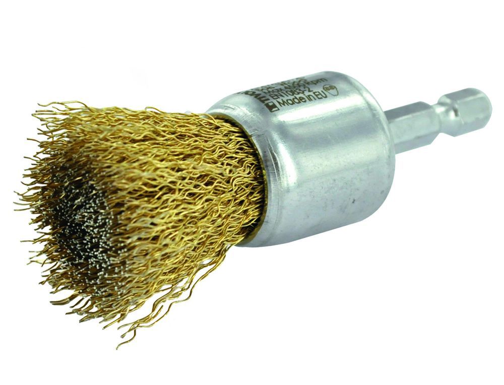 Brosse de décapage pour perceuse à queue hexagonale Tivoly 24mm