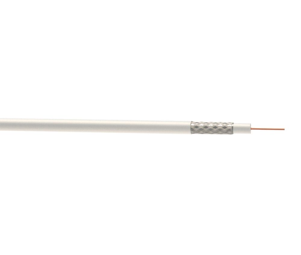 Câble coaxial 19 VATCA 25m blanc