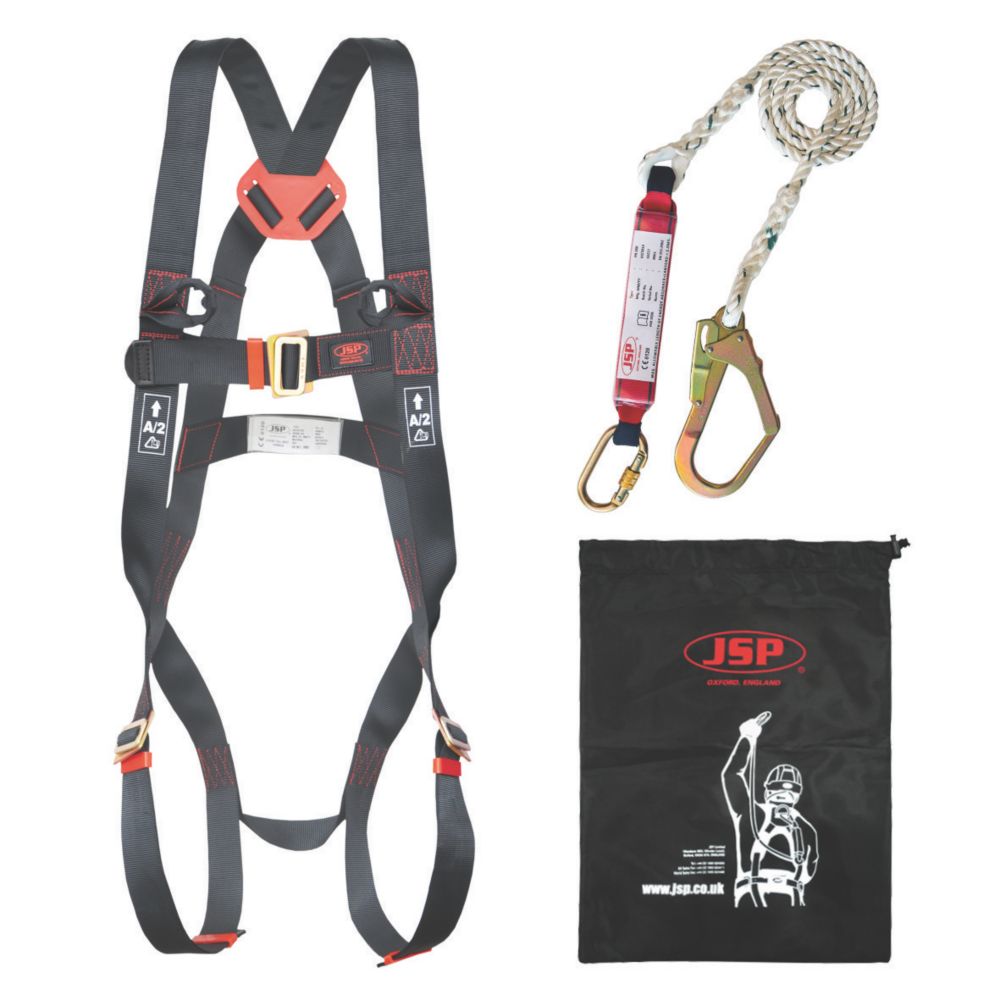 Kit antichute de sécurité simple JSP Spartan avec longe de 2m