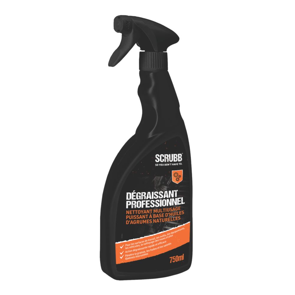 Dégraissant ultra-puissant parfum agrumes Scrubb 750ml 