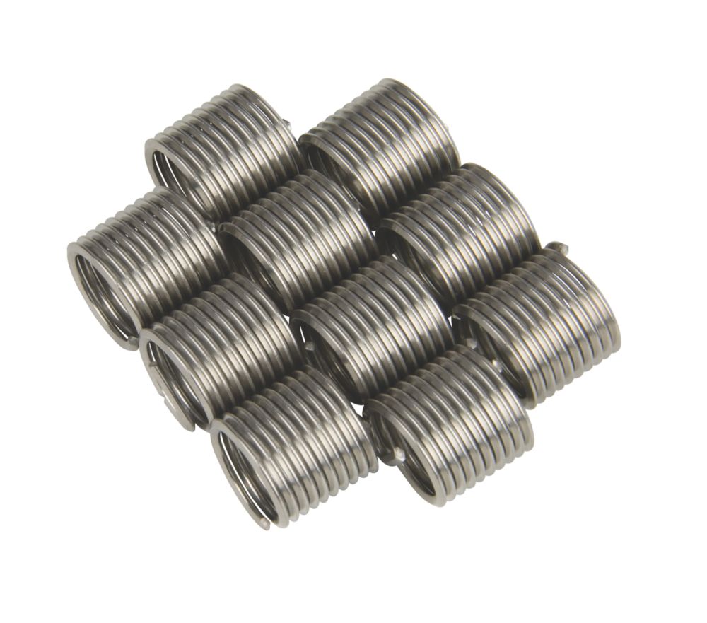 Lot de 10 Inserts de réparation de filetage Helicoil M10 x 1,25mm