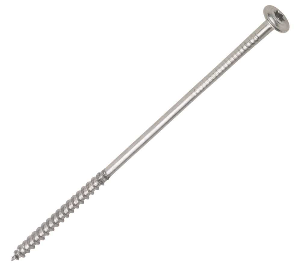 100 vis à bois à revêtement Wirox à collerette Spax Wirox argent 6 x 180mm