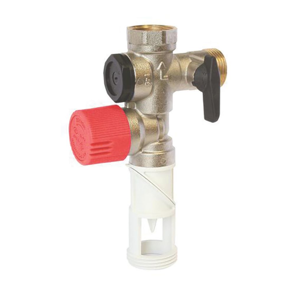 Groupe de sécurité horizontal ou vertical en acier inoxydable 3/4" Somatherm