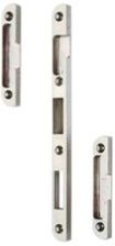 Jeu de gâches pour Serrure Vachette 20500 têtiere 18mm 16x10.5mm, bouts ronds, droite