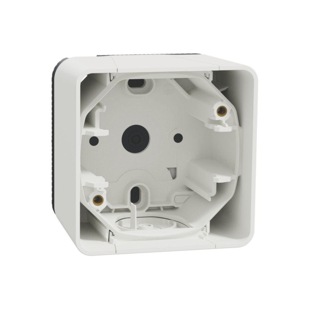 Boite étanche en saillie étanche Mureva 1 poste blanche Schneider