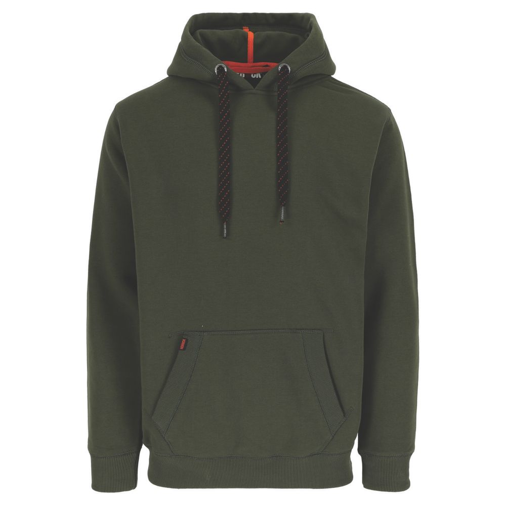 Sweat à capuche Herock Hesus vert taille XXXL