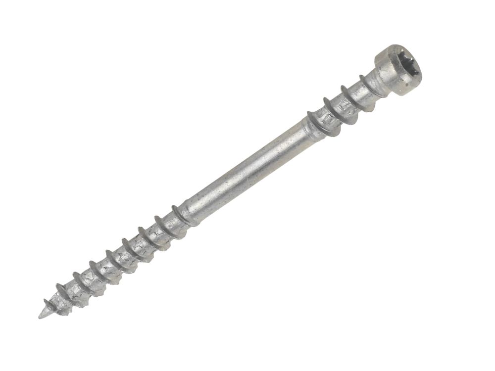 Spax Wirox Paquet de 250 vis pour terrasses à tête cylindrique argent 4,5 x 60mm