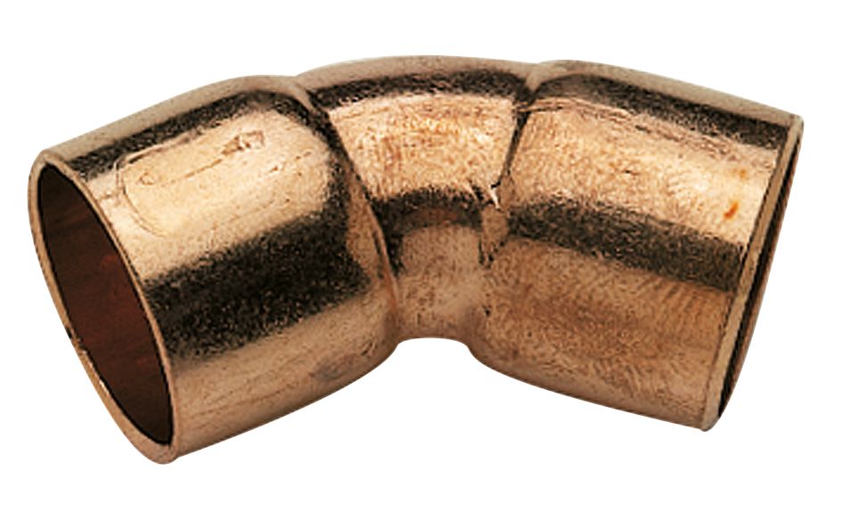 Coude égal 45° cuivre à souder femelle 16mm Pronorm, lot de 10