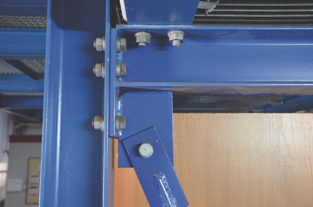 Vis hexagonale avec écrous en acier zingué brillant BZP Suki M6 x 20mm, lot de 50