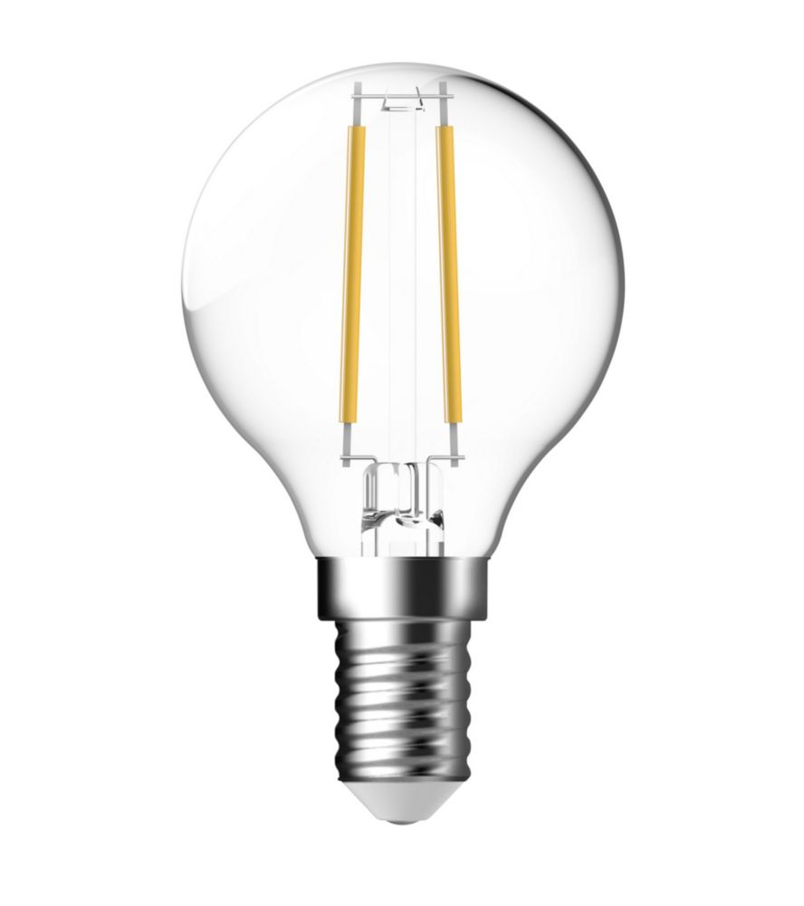 Ampoule E14 LED transparente Energetic mini globe 4000K 500lm 4W