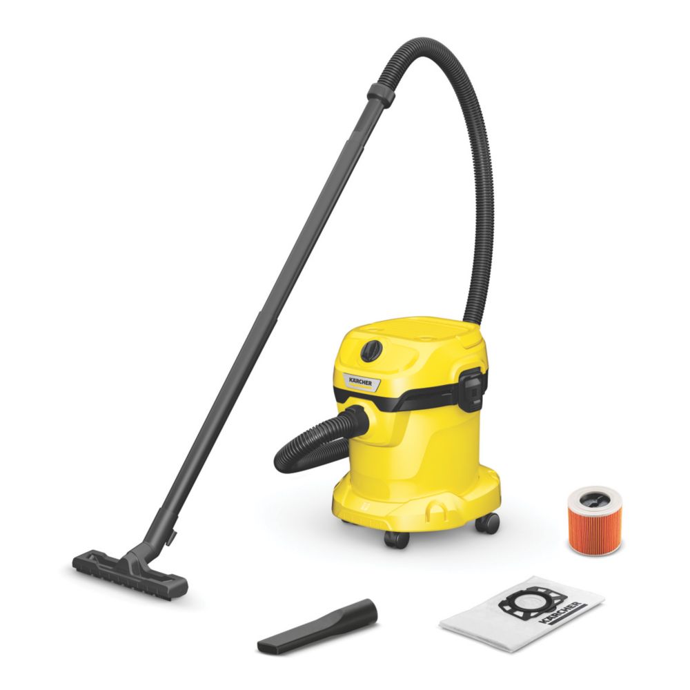 Aspirateur eau et poussière Karcher WD 2 PLUS V-15/4/18/C 1 000W 15L  220-240V, Entretien et nettoyage