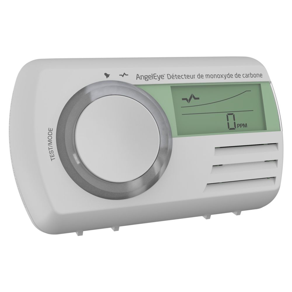 Détecteur de monoxyde de carbone à pile CO-AE-9D-FR AngelEye à mémoire autonome, lot de 1