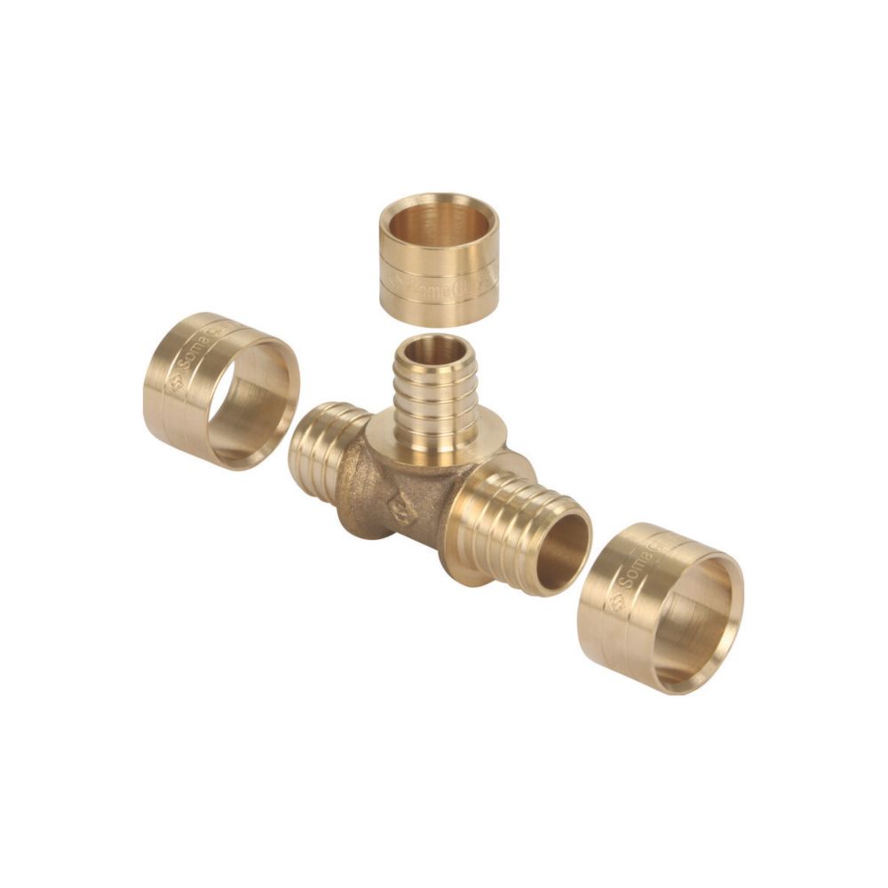 Té réduit PER à glissement 16 x 12 x 16mm Fixoconnect