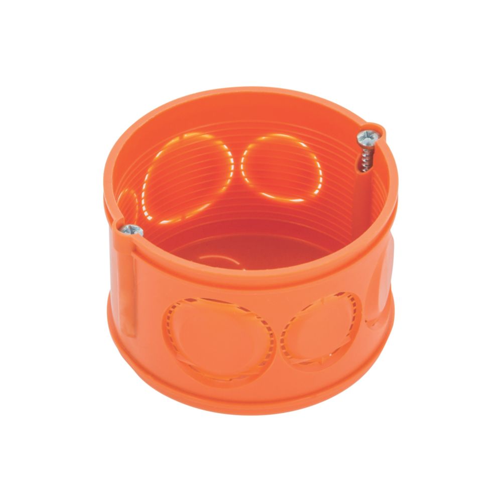 Boîte d'encastrement cloison sèche 1 poste diamètre 64 profondeur 40 Capri