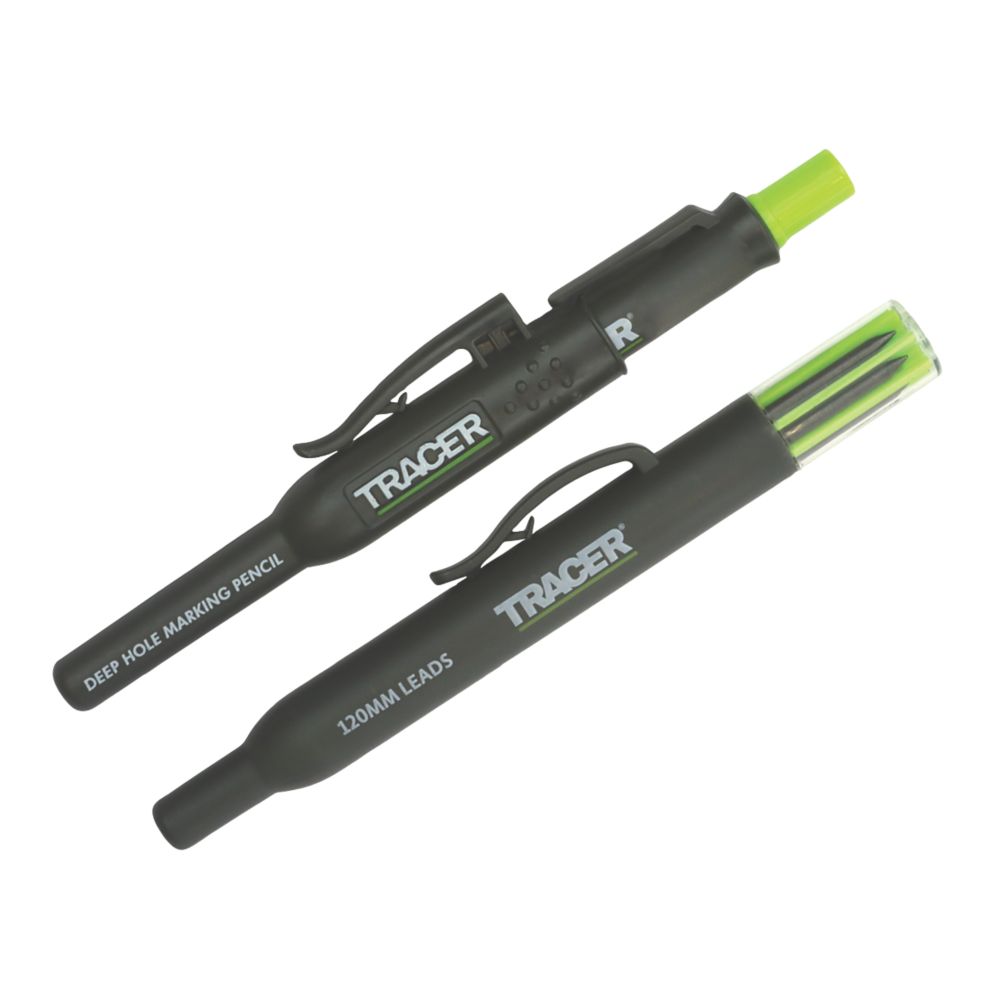 Marqueur crayon pour trou profond avec jeu de mines de rechange Tracer