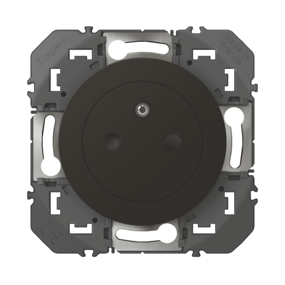 Prise modulaire sans commutateur 16A noire Legrand Dooxie 1 pièce