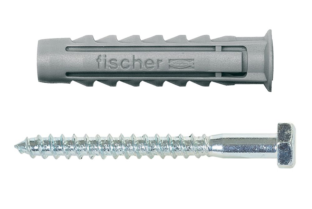 Chevilles murales Fischer SX 10 x 50 10 x 50mm, lot de 25