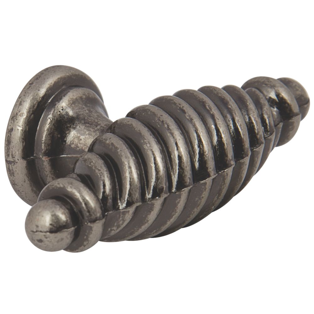 Poignée de meuble Twister Hafele, étain antique 23mm 