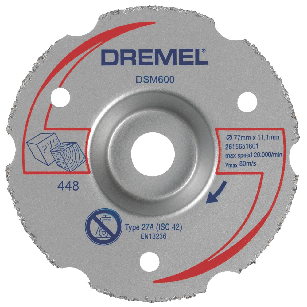 Disque à tronçonner de scie compacte pour bois/plastique Dremel