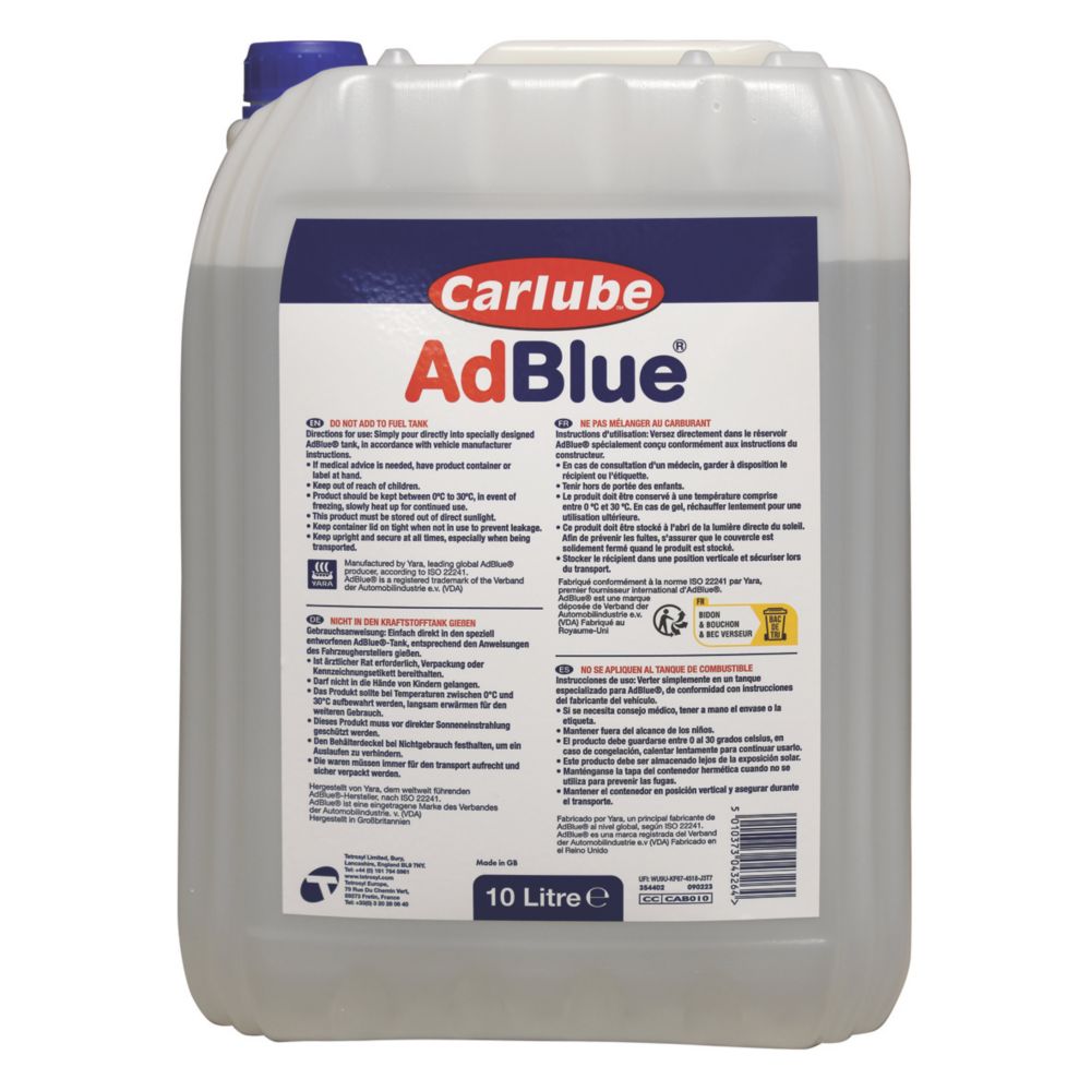 AdBlue anti-pollution Carlube 10L