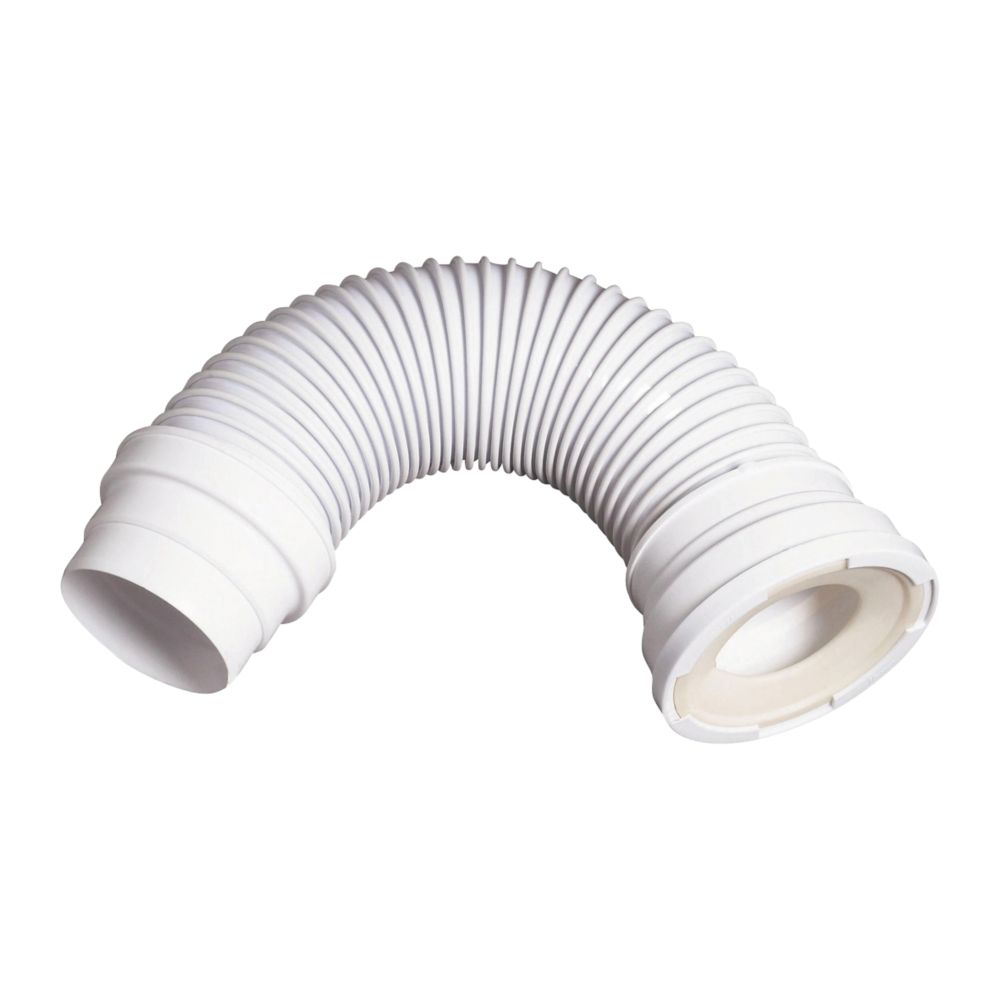 Pipe d'évacuation flexible 71070201 Wirquin blanc 93-100mm