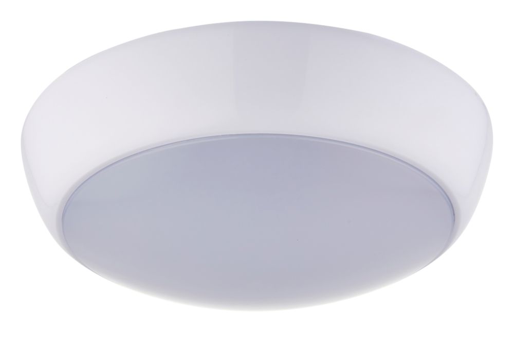 Plafonnier pour salle de bains à LED LAP  avec détecteur de  micro-ondes blanc brillant 16W 1 700lm, Luminaire intérieur