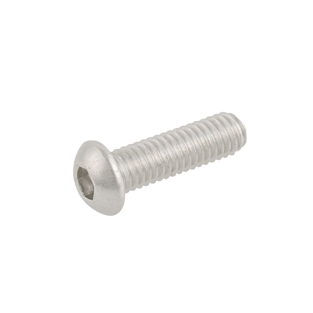 50 vis à tête creuse bombée en acier inoxydable A2 Easyfix M6 x 20mm