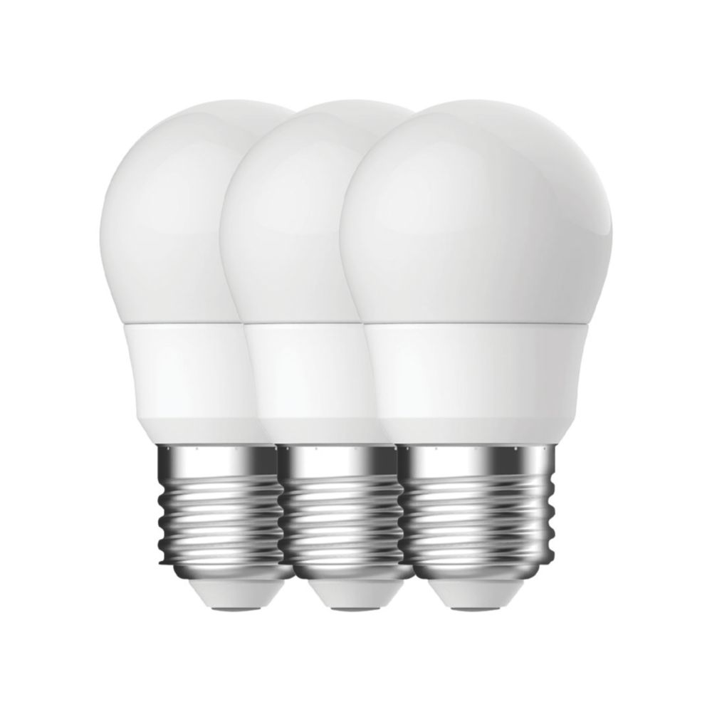 Lot de 3 Ampoule mini globe LED ES Energetic 470lm 4,9W