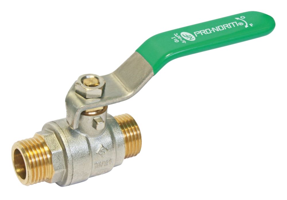 Vanne à sphère NF manette plate MM 20/27 - 3/4" Pronorm