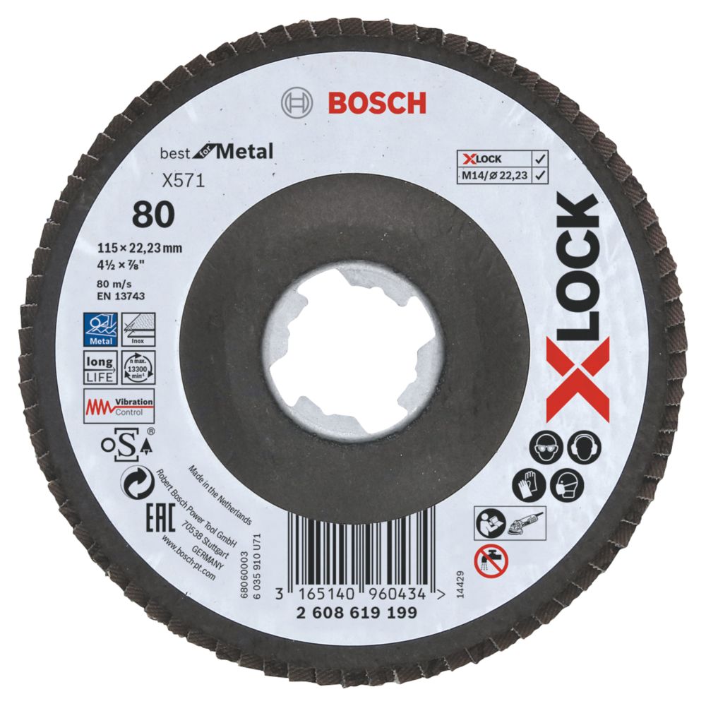 Disque meuleuse Decap Extrem matériaux Ø115mm Norton - Grain36 — Screwfix EU