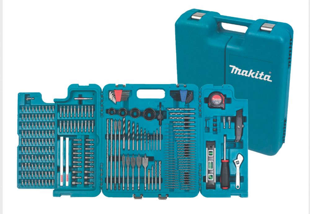 Jeu de 252 accessoires à queue droite Makita