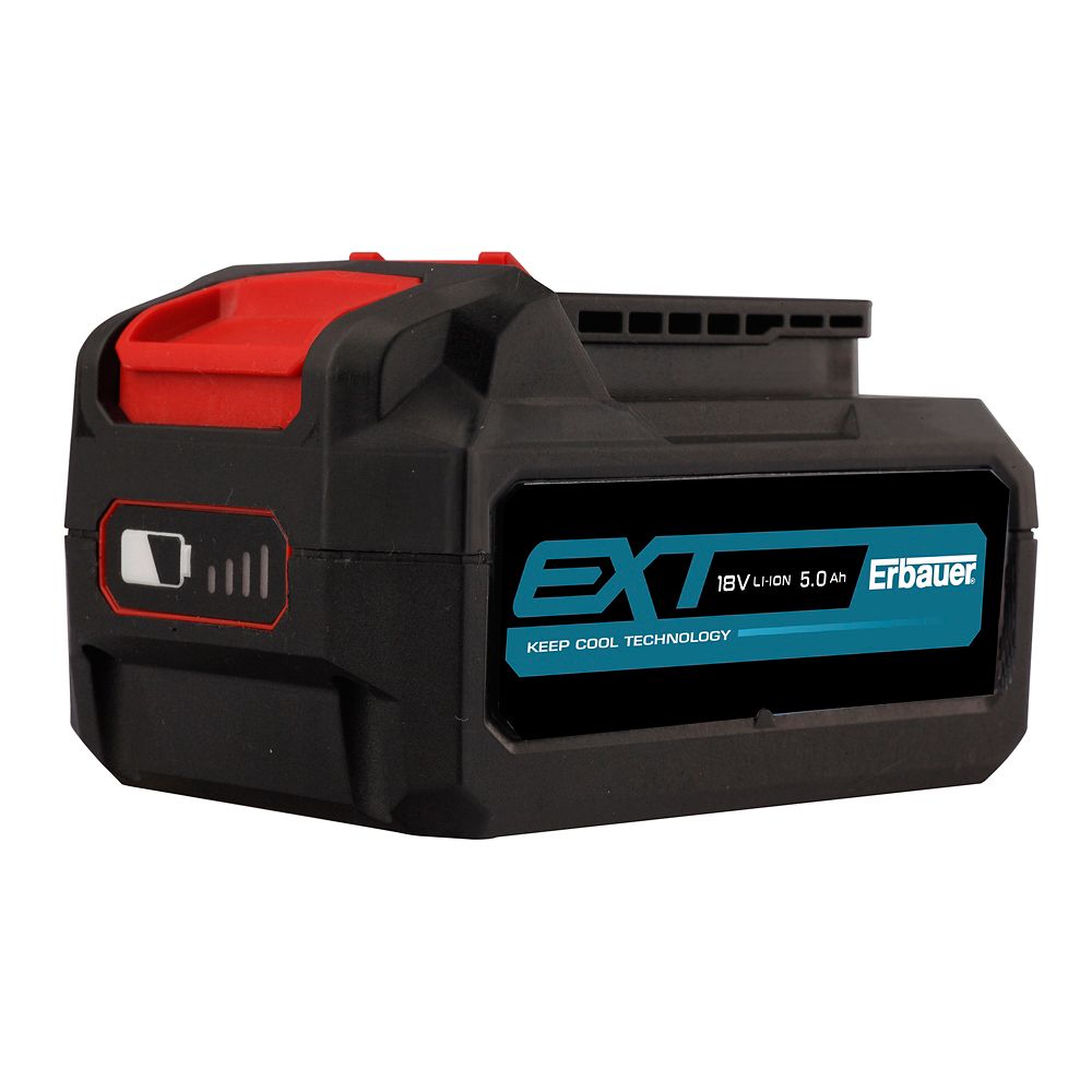 Kit batterie et chargeur EBAT18-Li-5 EMC18-Li 18V Li-ion EXT 5Ah