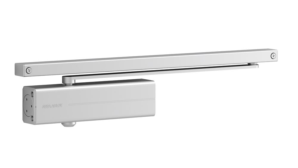 Ferme Porte DC135 ASSA ABLOY à bras coulisse force 3, Argent
