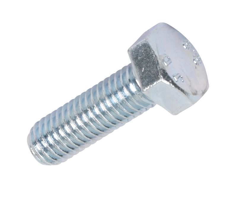 100 vis de réglage en acier zingué brillant Easyfix M8 x 25mm