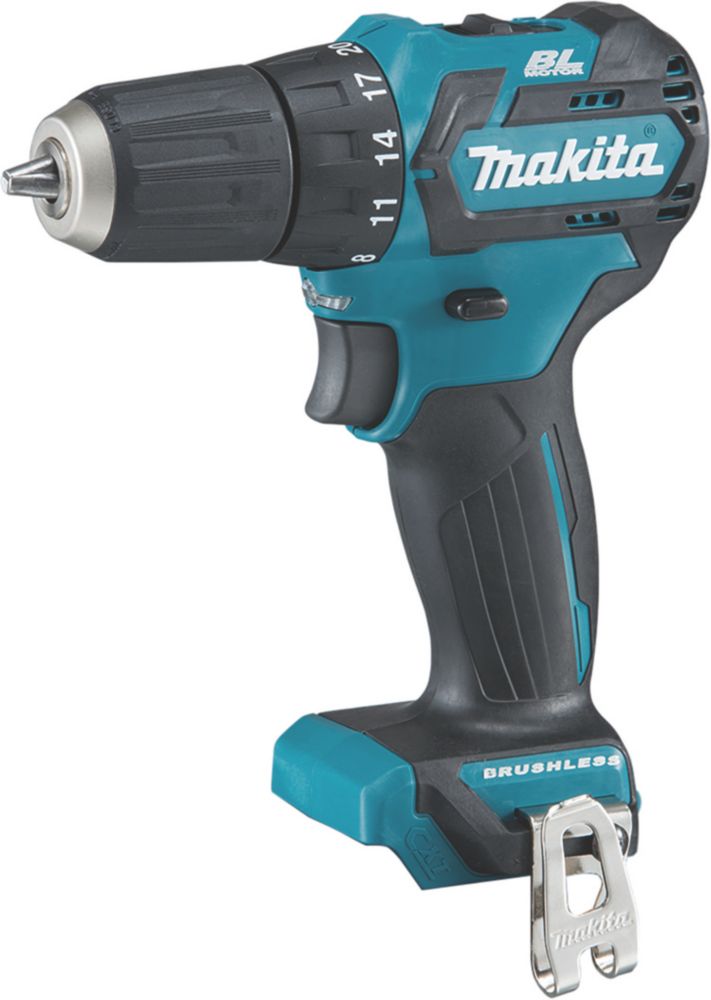 Perceuse visseuse sans fil et brushless Makita DF332DZ 10,8V Li-Ion CXT -  Sans batterie, Perceuse