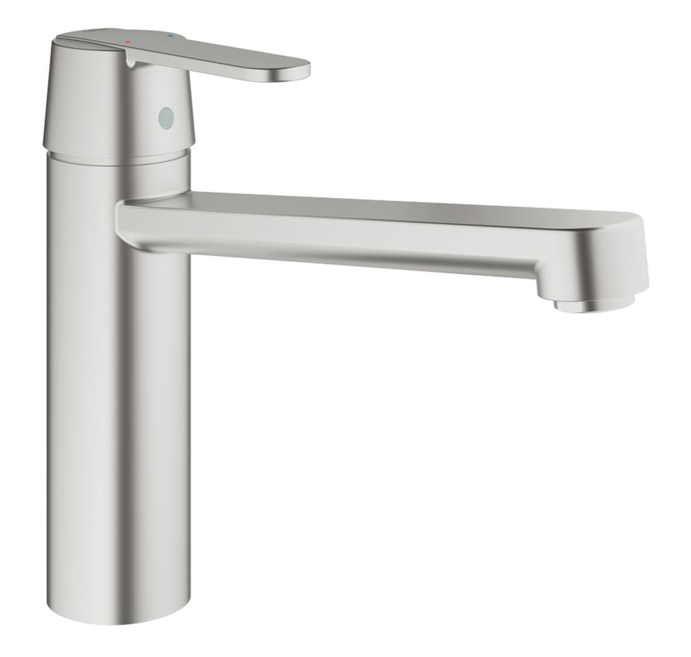 Robinet de salle de bain Ideal Standard Mitigeur évier - giovo - bec bas  avec tube orientable - douchette extractible 