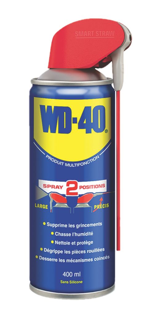 Aérosol double position multifonction WD-40 400ml