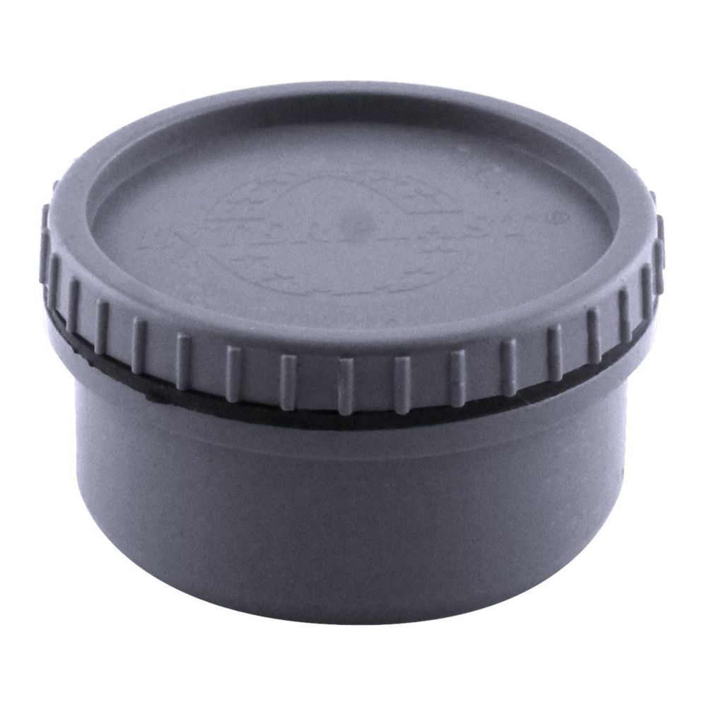 Bouchon PVC NF mâle 40mm à coller gris Fitt