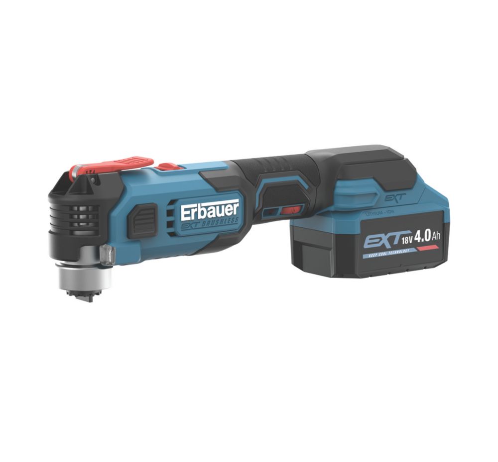 Outil multifonction sans fil brushless Erbauer ERI1080MLT 18V Li-Ion EXT 1 x 4Ah 