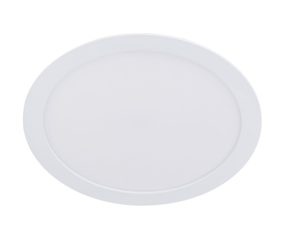 Spot à encastrer fixe blanc LED Luceco ECO Luxpanel ALLinONE à intensité variable 12W IP20 1140lm 