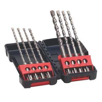 Coffret robuste de 8 forets pour perforateur SDS Plus Bosch