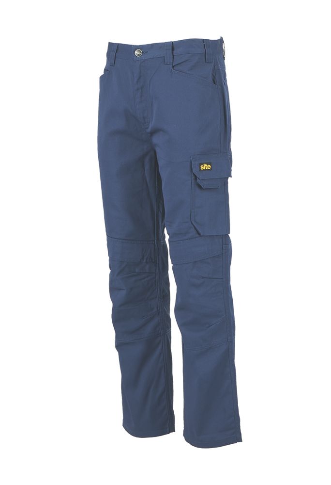 Pantalon de travail Site Sember bleu marine taille 48 longueur 81 cm