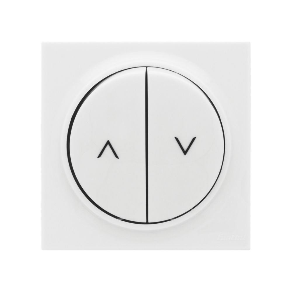 Commande volet roulant blanc 1 poste Fontini Neo Evo