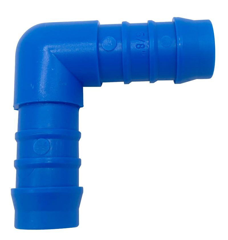 Raccord pour tuyau arrosage cannelé plastique coude femelle-femelle 20mm Spid'O