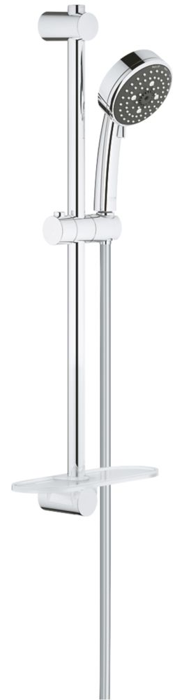 Ensemble de douche 4 jet Grohe Bar avec barre en laiton chromé 1 750mm