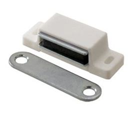 Loquets blancs Diall, lot de 8