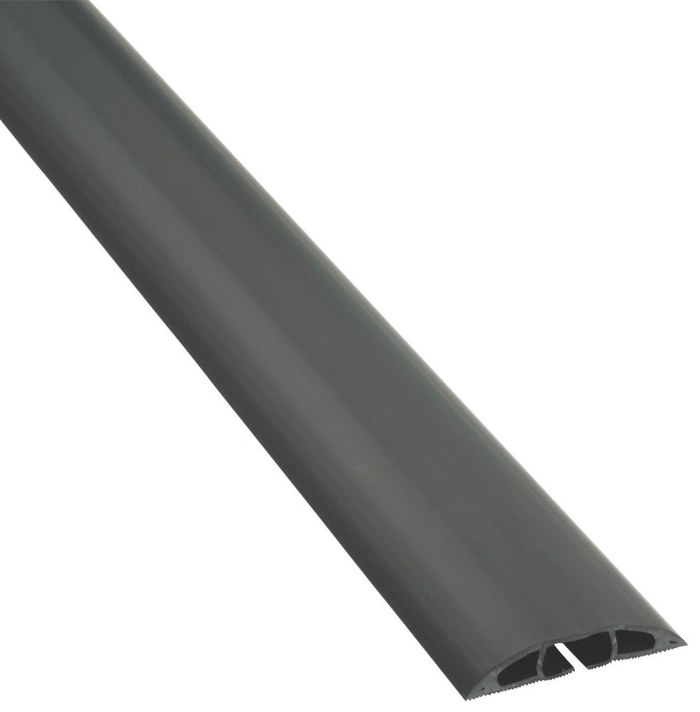 Cache-câble multiple D-Line à usage peu intensif noir 1,8m
